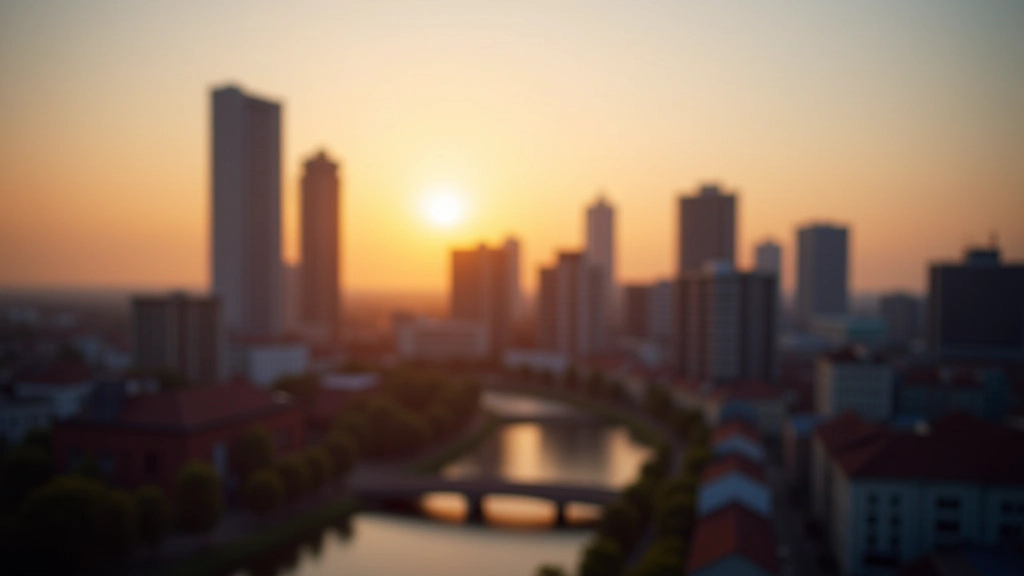 Rīgas skyline ar mūsdienīgiem ēkām un finanšu iestāžu logo, kurās darbojas fintech uzņēmumi